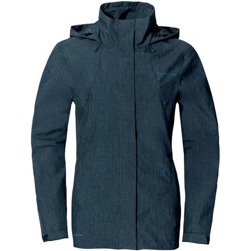 VAUDE Damen Women's Rosemoor Jacket II - Wetterfeste Funktionsjacke in Dark Sea, Größe 36 EU - Funktionsjacken: Diese atmungsaktive Regenjacke bietet perfekten Schutz bei jedem Wetter und besteht aus 100% recyceltem Polyester für nachhaltigen Genuss.