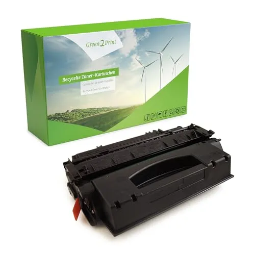 Green2Print Toner schwarz 6000 Seiten für HP Q5949X - Toner für HP LaserJet 1320TN, 3390, 3392 mit 6000 Seiten Ergiebigkeit. Umweltfreundlich dank Recycling und hochwertiger Qualität. Kompetenter Kundenservice per Telefon oder E-Mail.