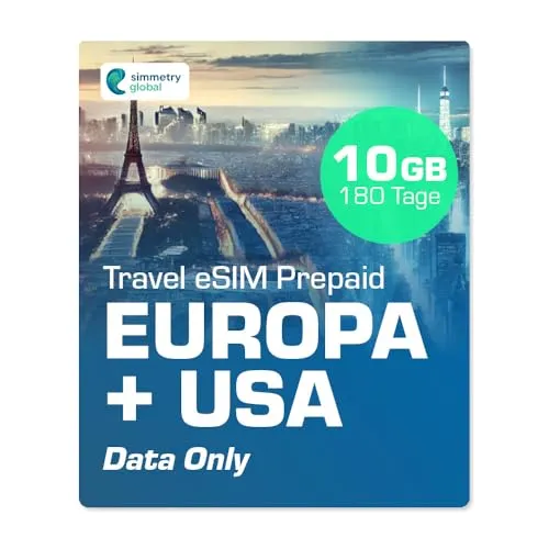 Simmetry Europe & US Daten eSIM 10GB