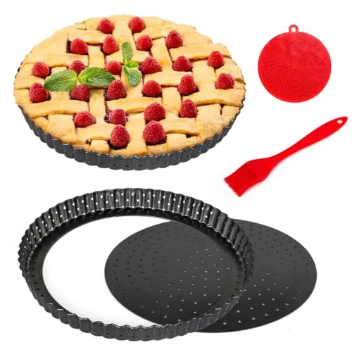Gutsdoor Kuchen-, Tarte- und Quicheform, 27,9 cm, mit abnehmbarem Boden (24 cm)