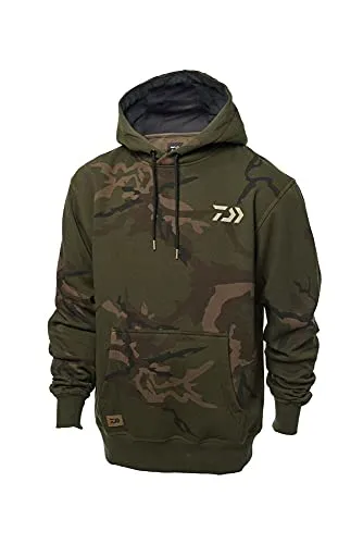 Daiwa Carp Camo Hoodie Gr. M Kapuzenpullover Hoody Pullover für Angler