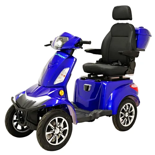 SENIOREN-MOBIL ELEKTRO-ROLLER 4-RAD 25KM/H - Kompakter Elektroroller mit 1000W Motor und 40Ah Lithium-Akku. Ideal für den täglichen Einsatz, mit Straßenzulassung und hydraulischen Scheibenbremsen für sichere Fahrten.