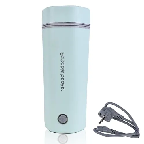Produktbild Reise Wasserkocher,450 ML Tragbarer Wasserkocher,220 V/300W Kleiner Tragbarer Elektrischer Wasserkocher,Reise-Elektrisch-Wasserkocher Für Unterwegs,Wasser Und Teezubereitung(Grün)