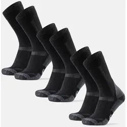 DANISH ENDURANCE Basicsocken Hiking Classic (3-Paar) - Sportsocken für Herren, Damen & Kinder in Größe 43-47, mit Anti-Blasen-Technologie für höchsten Komfort beim Wandern.