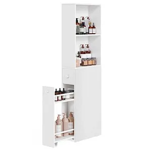 Mid.you Midischrank Weiß, 40x134.4x18 cm