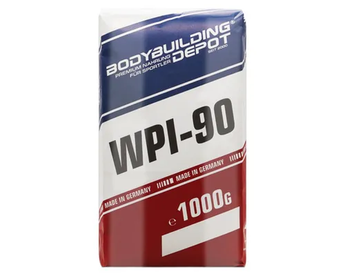 Bodybuilding Depot WPI-90 Whey Isolat 1000g - Butterkeks Pulver - Whey Protein Isolat in leckerer Butterkeks-Variante, ideal für Muskelaufbau und Regeneration, 100% frei von deklarationspflichtigen Allergenen.