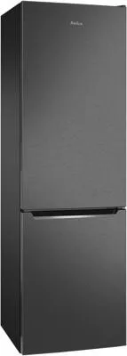 AMICA KGCN 387 110 S Kühl-Gefrier-Kombination - Kühlschrank mit freistehender Installation, elegantes Schwarz, kompakte Breite von 54 cm und praktische Energieeffizienzklasse E für bewusste Verbraucher.