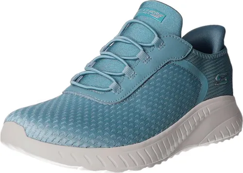 Skechers BOBS SQUAD CHAOS - I SLIP-INS in Blau, Größe 38 - Sneaker mit bequemer Slip-On Passform, ideal für den Alltag und in der Farbe Blau erhältlich. Perfekt für modebewusste Damen!