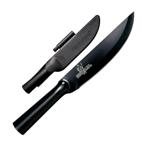 Cold Steel Messer Buschmann SK-5 Schwarz - Taschenmesser mit robustem Kohlenstoffstahl, ideal für Outdoor-Aktivitäten und Abenteuer. Leicht und handlich mit einem Gewicht von nur 0.35 kg.