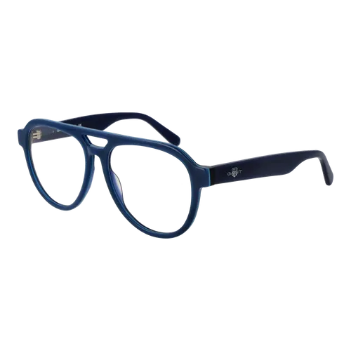 Gant GA50002 092 56 Herren Brillenfassung - Hochwertige Herrenbrillenfassung in Blau, aus strapazierfähigem Azetat. Ideal für den täglichen Gebrauch, inklusive Original-Etui. Größe 56-16-145, stilvolles Vollrand-Design.