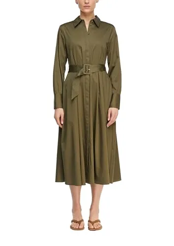 comma Sommerkleid grün Größe 36 EU