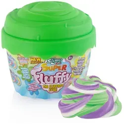 Slimy® Knete Super Fluffy 300g Spielmasse im Cupcake Becher (1-tlg), Der flaumigste Original Slimy Slime, lustig duftende Schleim-Knete! grün