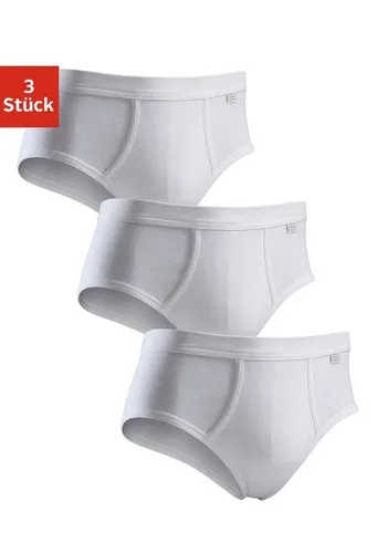 Slip CLIPPER EXCLUSIVE Herren Feinripp, Größe 7, weiß