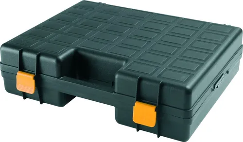 Elektrowerkzeugkoffer aus Polypropylen 372 x 314 x 100 mm - Praktischer Koffer für Bohrmaschine aus robustem Polypropylen, ideal für die sichere Aufbewahrung und den Transport von Werkzeugen.