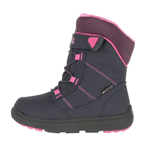 Kamik Mädchen Stance2 Schneestiefel, Navy Magenta - Größe 29 EU - Wanderschuhe mit wasserdichter DriDefense Membran und veganem Material, ideal für winterliche Abenteuer und schnellen Einstieg dank Schnellverschlusssystem.