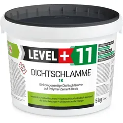 Level+ Dichtschlämme 1k Trockener Keller Abdichtung L+11 - 5kg