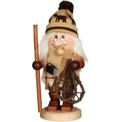 Räuchermann Wichtel Holzmacher Zwerg - Nussknacker aus dem Erzgebirge, handgefertigt in Deutschland, bringt traditionelles Flair und gemütlichen Duft in Ihr Zuhause.