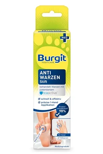 Burgit · Anti Warzen Stift (2ml) · Behandlung · Einfach & effektiv · Für gemeine Warzen an Hände & Füßen