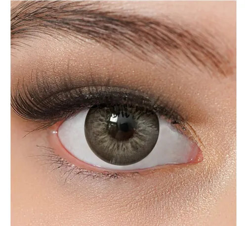 Charmiga Jahreslinsen Farbige Kontaktlinsen braun Farblinsen ohne Stärke Secret Light Brown, stark deckend, natürlich, neu