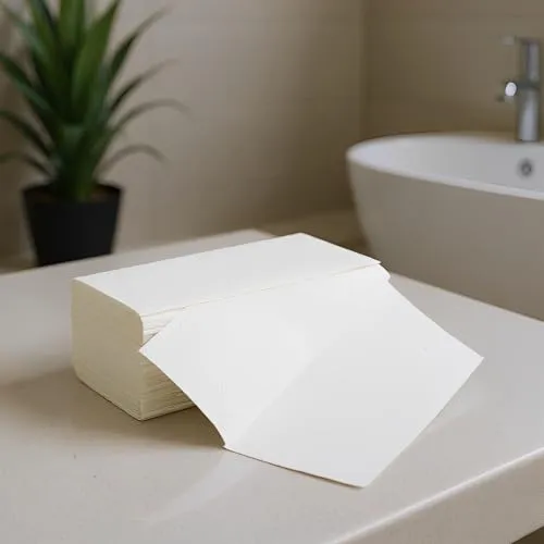 saugstarke, günstige Falthandtücher für alle gängigen Spender | 2-lagig | 23x21 cm | weiß | V-Falz | 16 Päckchen a 200 Tücher= 3200 Tücher im Karton | Huchtemeier 3200