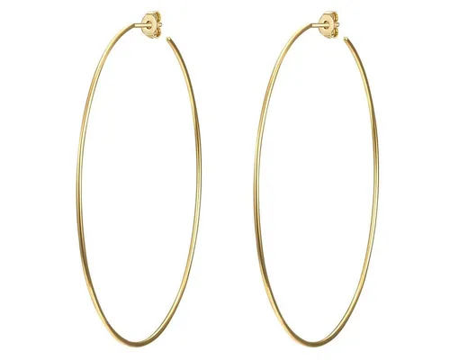 Glanzstücke München Creolen in Gelbgold aus Sterling Silber von Glanzstücke München