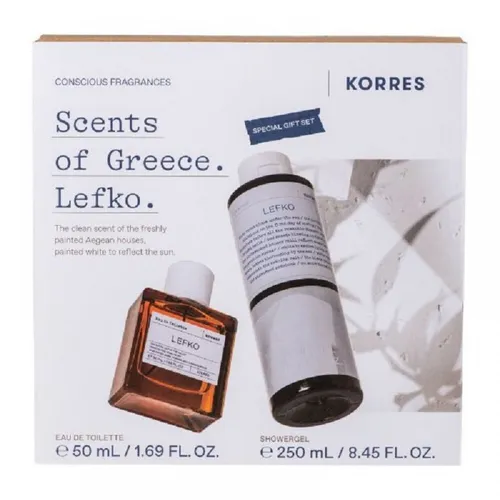 Korres Lefko Eau de Toilette 50 ml + Lefko Duschgel 250 ml