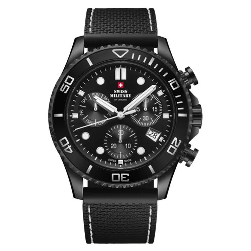 Swiss Military SM34101.07 – Elegante Uhr, 46 mm Garantie: 3 Jahre