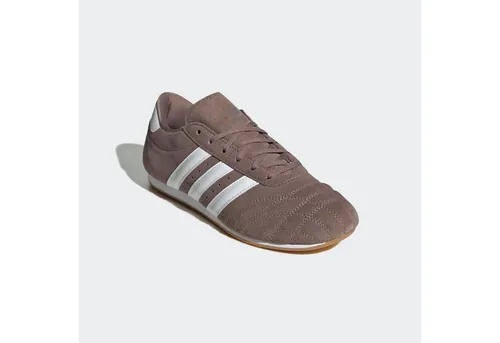 adidas Originals Taekwondo Schnür Sneaker in Braun 37 1/3 EU - Sportlicher Sneaker aus hochwertigem Leder und Synthetik. Ideal für Taekwondo und den Alltag, mit runder Schuhspitze und robuster Gummisohle.
