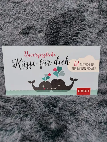 Gutscheinbuch Unvergessliche Küsse für dich: 12 Gut.. | Buch | Groh Verlag | NEU