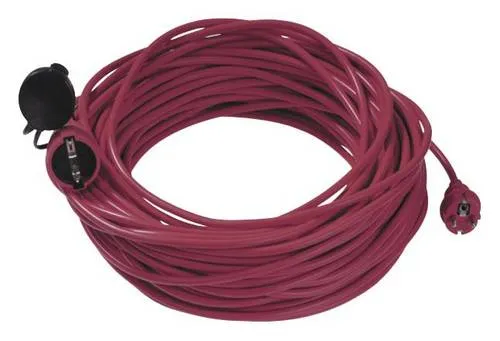 Bachmann 341.879 Verlängerung H05VV-F3G1.5mm² 10m - Schuko Verlängerungskabel mit Spritzwasserschutz, ideal für den Einsatz im Freien oder in Feuchträumen. 10m Länge für flexibles Arbeiten.