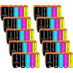 50er Pack Druckerpatronen 202 202XL für Epson XP-6105 - Hochwertige, kompatible Druckerpatronen für Epson XP-6105. Maximale Druckqualität und hohe Reichweite für wirtschaftliches Drucken im Büro und Zuhause.