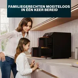 PRINCESS Heißluftfritteuse 182278 – 3000 W, Platzsparend und Doppelkorb-System - Die PRINCESS Heißluftfritteuse 182278 mit 3000 W ermöglicht das gleichzeitige Frittieren von zwei Gerichten. Ihr platzsparendes Design und die PFAS-freie Antihaftbeschichtung machen sie zur idealen Wahl für eine einfache und schnelle Zubereitung.