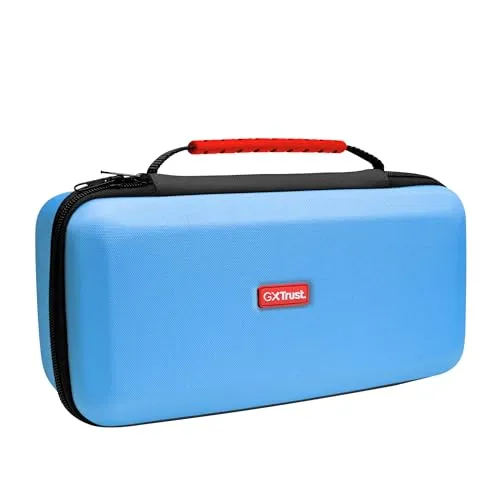 Trust GXT 1252B XL Hardcase für Nintendo Switch 2 - Blau - Schützende Tasche für Nintendo Switch 2, stilvolles Design in Blau, ideal für unterwegs und bietet sicheren Transport für Ihre Konsole.