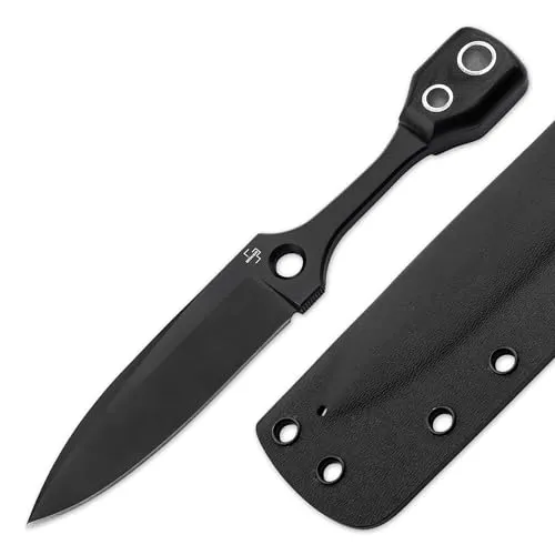 BÖKER PLUS Fafo Full Tang EDC Messer 42a Taktisch 440C G10 - Praktisches Full-Tang EDC-Messer mit Kydex-Scheide. Ideal für Alltag, Outdoor und Survival. Ergonomischer G10-Griff für sicheren Halt und extra scharfe Klinge für vielfältige Anwendungen.
