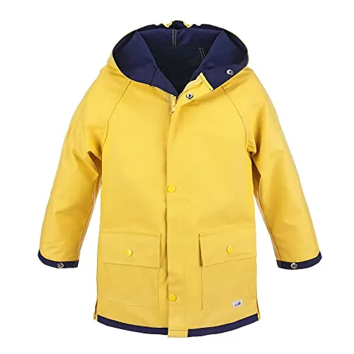 FRIESEN Friesennerz Original Unisex Regenjacke in Gelb - Funktionsjacke mit wendbarer Innenseite, wasserabweisend und winddicht - ideal für jedes Wetter und aktive Tage.