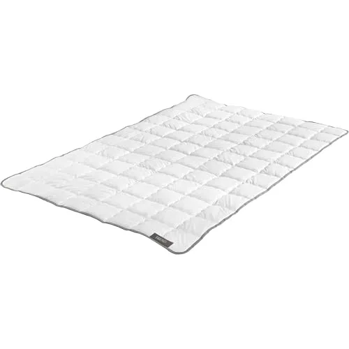 Badenia Trendline Clean Cotton Bettdecke 135x200 cm - Bettdecken aus 100% Baumwolle mit klimaregulierenden Eigenschaften, ideal für Allergiker und Sommernächte, Öko-Tex zertifiziert für schadstofffreien Schlaf.