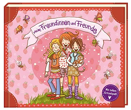 Freundebuch – Meine Freundinnen und Freunde: Mit tollem Kritzelspaß! (Alben & Geschenke für Kinder)