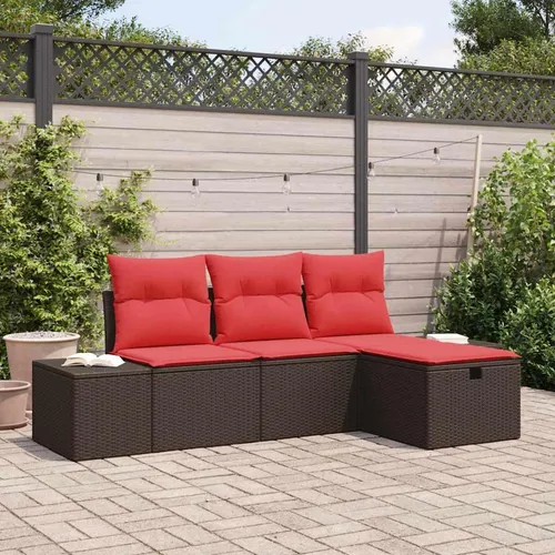 Maison Exclusive Gartensofa-Set mit Kissen