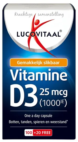 Vitamin D3 25 mcg 120 Kapseln