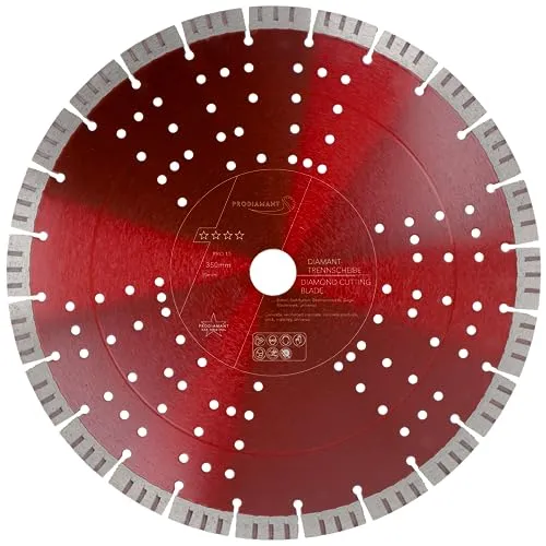 PRODIAMANT Turbo Diamant-Trennscheibe 350mm in rot von PRODIAMANT