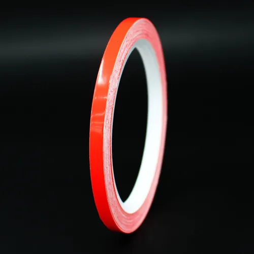 10m Zierstreifen 3mm Neon Rot Auto Motorrad Folie Dekorstreifen Seitenstreifen