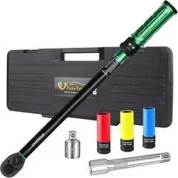 Drehmomentschlüssel 1/2 20-230 Nm Satz mit 3 Steckschlüsseln 1/2''