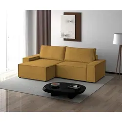 Beautysofa Ecksofa San Remo mit Relaxfunktion in gelb von Beautysofa