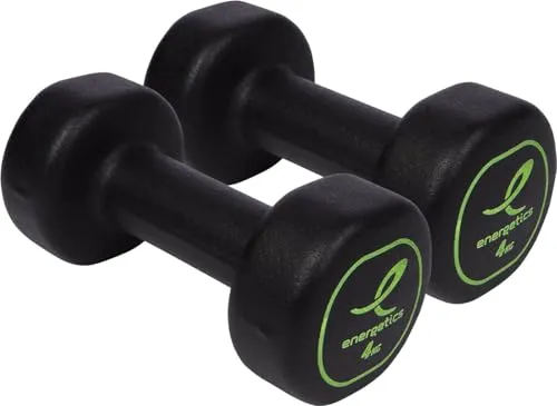 Energetics Neoprene Dumb. Pairs Hanteln Black/Yellow 2X2,0
