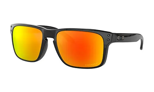 Oakley Sonnenbrille Holbrook Poliert Schwarz Mit / Prisma Rubin Polarisiert