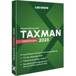 TAXMAN professional 2025 (Steuerjahr 2024)