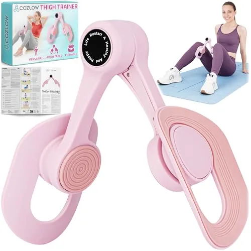 Cozlow – Bein- / Oberschenkeltrainer – Multifunktionales Trainings- und Muskelstraffungs- / Kräftigungsgerät für Beckenboden, Hüfte, Gesäß und Arme – Kegeltrainer, Beinpresse