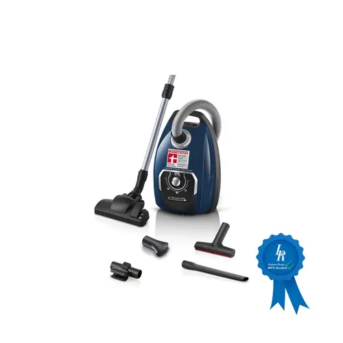 Bosch Staubsauger mit Beutel Serie 8 BGL8XPER - ideal für Allergiker, 10 Jahre Motorgarantie und leise mit nur 68 dB(A)