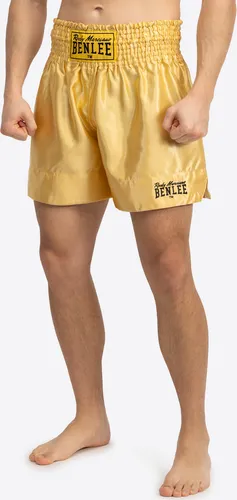 Herren Thaibox-Hose UNI THAI Gold XXXL BENLEE - Wanderhosen für Thaiboxen, ideal für Training und Wettkampf mit optimaler Mobilität und erstklassigen Benlee-Stickereien.