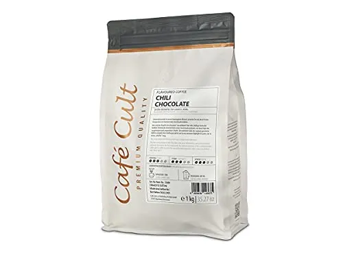 Cafe Cult Kaffee - Chili Chocolate - aromatisierte ganze Bohnen - 1KG